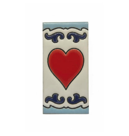 Spanish Hand-Painted Ceramic House Number Tiles | MD-02 | 7.5x3.7cm