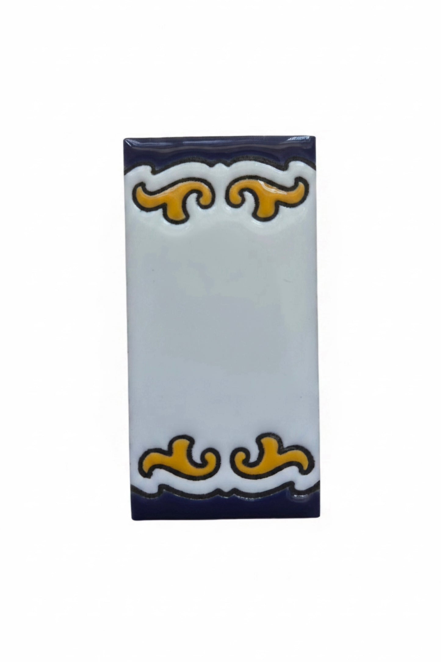 Hand-painted Ceramic Mini House Number Tiles | 7.5 x 3.7cm | MD-05