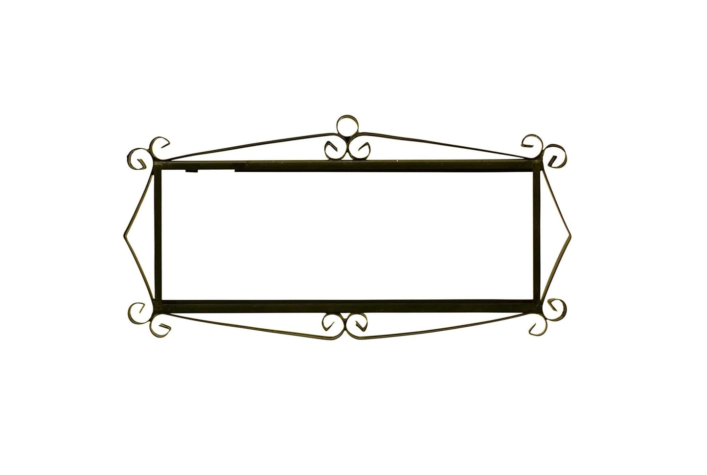 Hand-painted Atalaya M-5 Black Ceramic 11 x 5.5 cm or 2.165 x 4.331 inch House Number Tiles