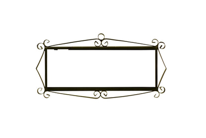 Hand-painted Atalaya M-5 Black Ceramic 11 x 5.5 cm or 2.165 x 4.331 inch House Number Tiles