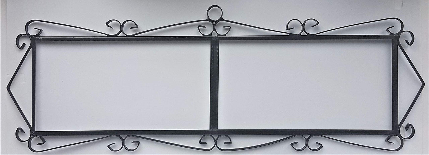 Hand-painted Ceramic Numbers & Letters Tiles Red Blue & Green Floral 11 x 5.5cm 2 to 7 Tile Frames