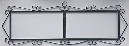 Hand-painted Ceramic Numbers & Letters Tiles Red Blue & Green Floral 11 x 5.5cm 2 to 7 Tile Frames