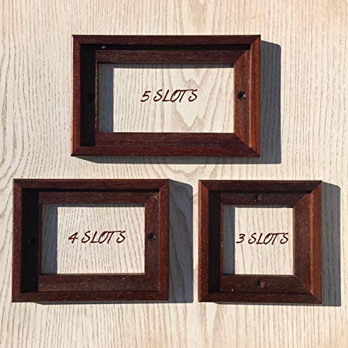 Handmade Italian Red Rose Ceramic House Number Tiles 10 x 3.3 cm