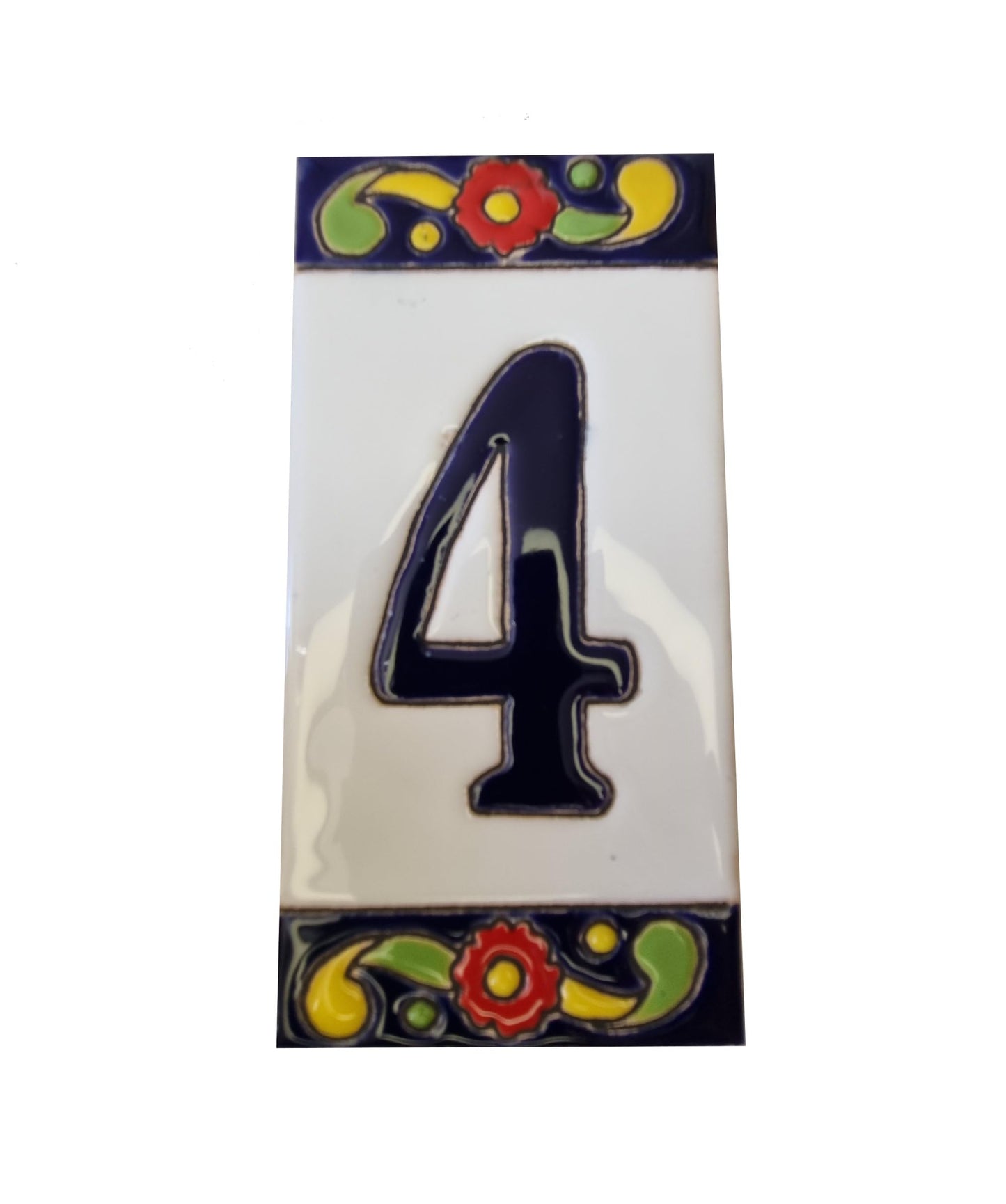 Pepper Ceramic House Numbers Tiles 15 x 7.5 cm