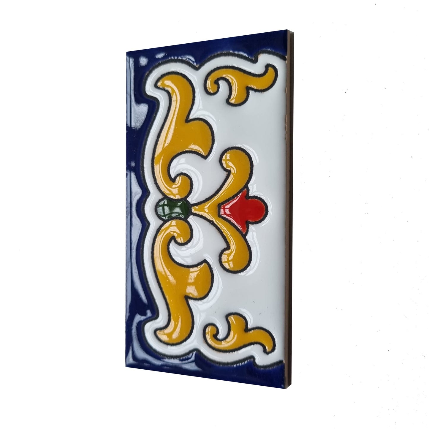 Spanish Malaga Ceramic House Number Tiles 11 x 5.5cm