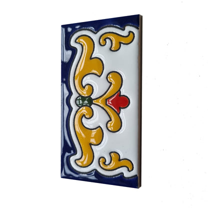 Spanish Malaga Ceramic House Number Tiles 11 x 5.5cm
