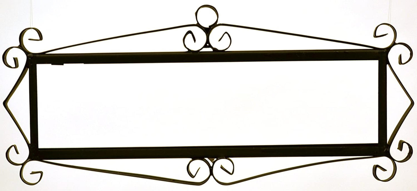 Ceramic House Tile Numbers & Letters, Red Floral Design, Tile Size: 7.5cm x 3.5cm, 2 to 10 Tile Frames