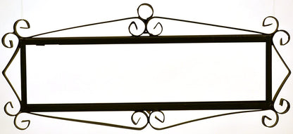 Ceramic House Tile Numbers & Letters, Red Floral Design, Tile Size: 7.5cm x 3.5cm, 2 to 10 Tile Frames