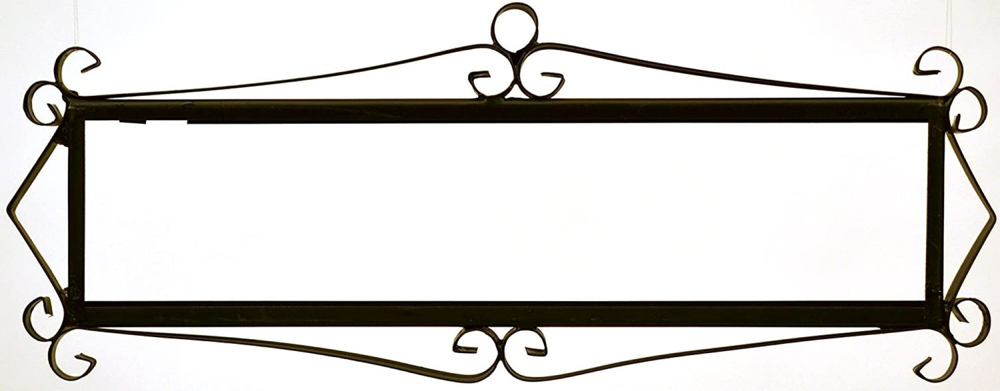 Ceramic House Tile Numbers & Letters, Blue Floral Design, 7.5cm x 3.5cm, 2 to 10 Frames