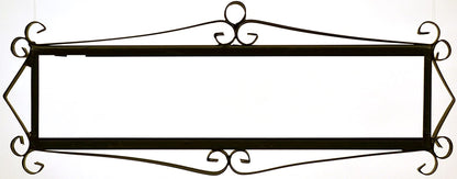 Ceramic House Tile Numbers & Letters, Blue Floral Design, 7.5cm x 3.5cm, 2 to 10 Frames