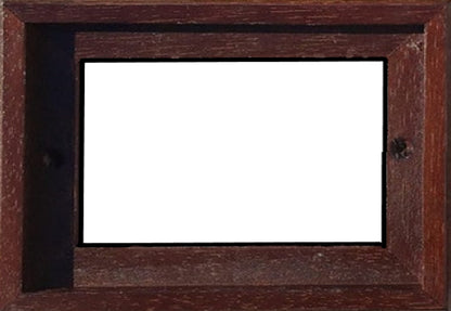 Hand-painted Italian Red Rose Ceramic House Numbers Tiles, Letters 15 x 4.8cm & Frames