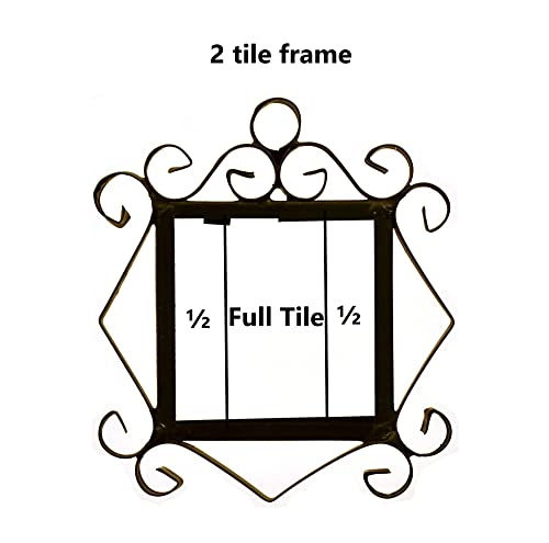 Altea Spanish Hand-painted Ceramic 11 x 5.5 cm or 2.165 x 4.331 inch House Number Tiles