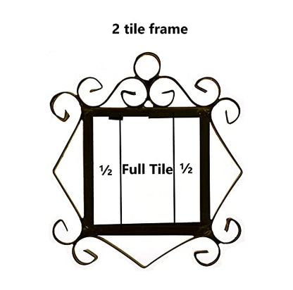 Altea Spanish Hand-painted Ceramic 11 x 5.5 cm or 2.165 x 4.331 inch House Number Tiles