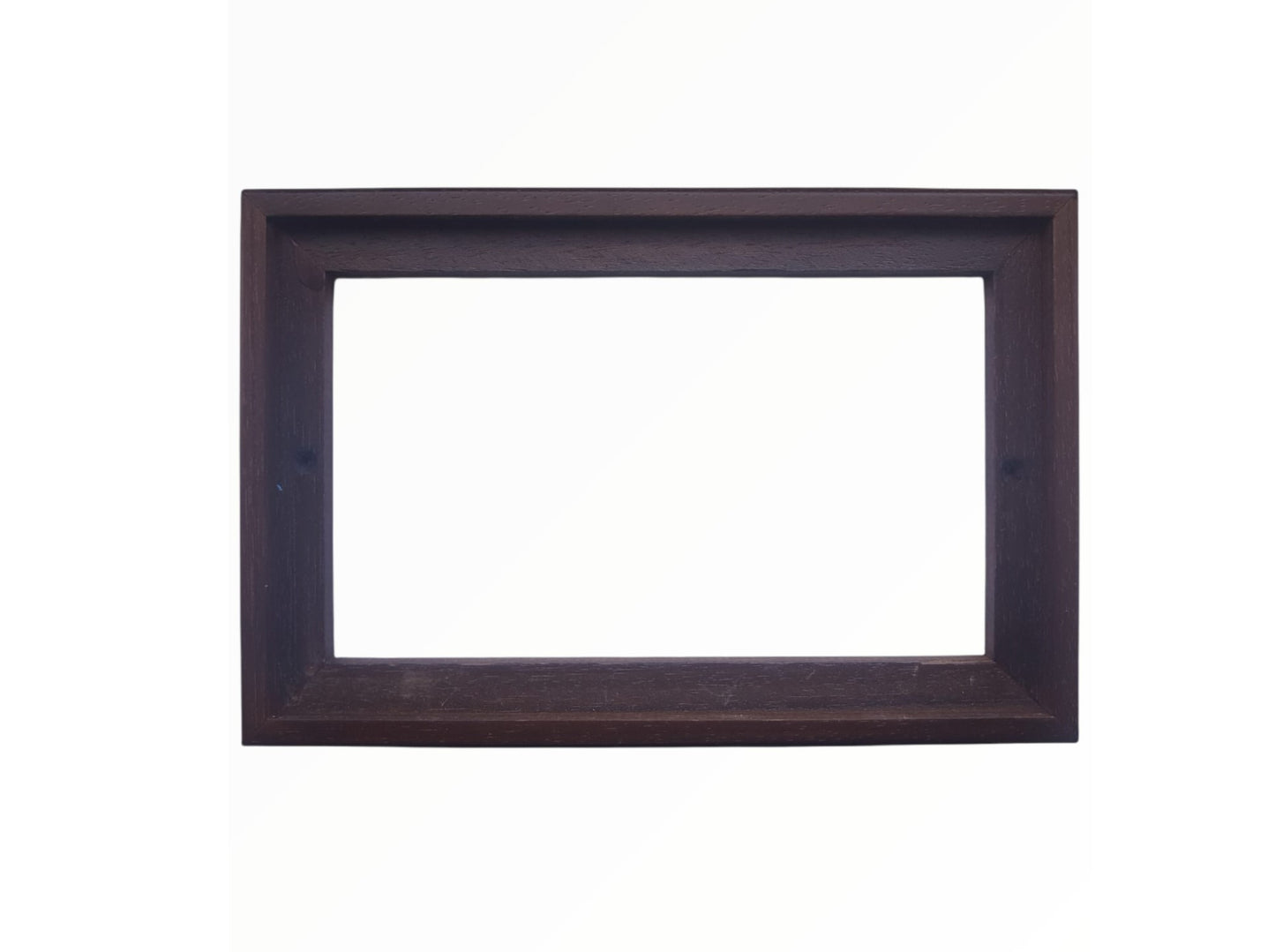 Italian hand-painted red ceramic house number tiles 11 x 7cm optional hardwood frames