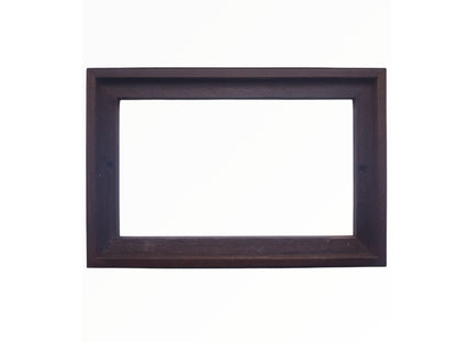 Italian hand-painted red ceramic house number tiles 11 x 7cm optional hardwood frames