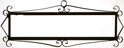 Ceramic House Tile Numbers & Letters, Blue Floral Design, 7.5cm x 3.5cm, 2 to 10 Frames