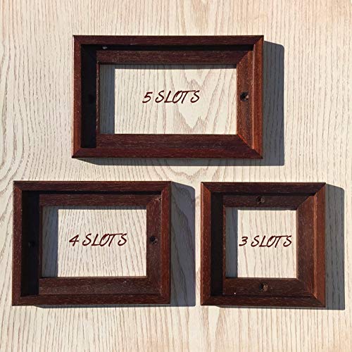 Italian Handmade Orange Ceramic Rose House Numbers Tiles 10 x 3.3cm | 3 to 6 Tile Frames