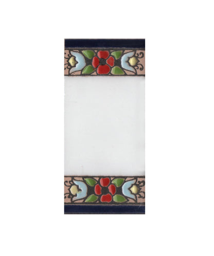 Hand-painted mini-cherry house number & letter tiles 7.5 x 3.5 cm