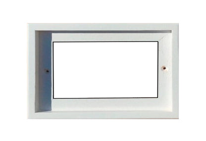 Italian Hand-painted Glow Dark Blue Rose Ceramic House Number Tiles 15 x 4.8 cm
