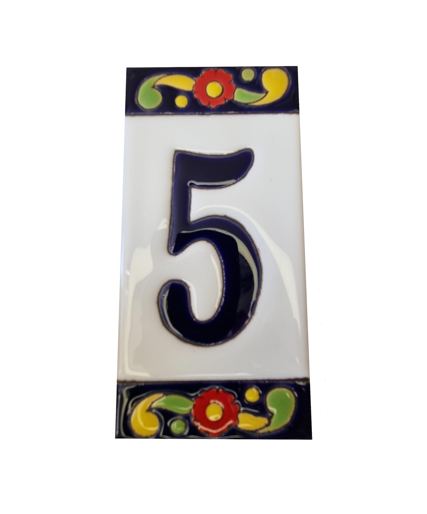 Pepper Ceramic House Numbers Tiles 15 x 7.5 cm