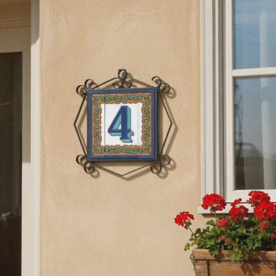 ceramic house numbers